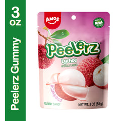 Peelerz - Bonbons pelables (nouveau mélange de saveurs - litchi + ananas + mangue) - 608 g