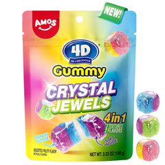 4D Crystal Jewels Gummy - 100g - wholesale