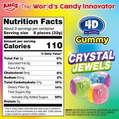 4D Crystal Jewels Gummy - 100g - wholesale