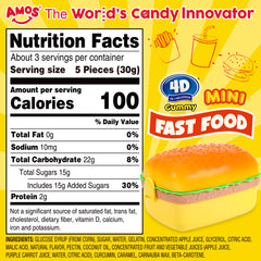 4D Fast Food Gummy Hamburger Box - Wholesale
