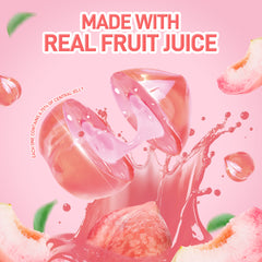 Bonbons gélifiés aux fruits 4D - Fourrés au jus de fraise - 85 g