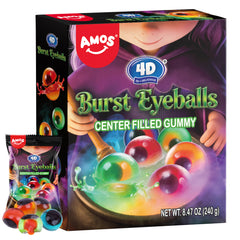 4D Halloween Eyeballs Gummy Burst - 8.47oz