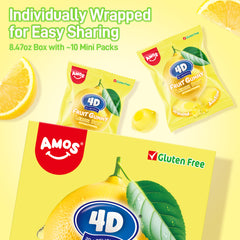 4D Fruit Gummy -Lemon Burst Juice Filled- 240g
