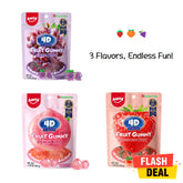 4D Fruit Gummy - Burst Juice Filled(Mix Flavor-3 bags)- 65g/bag