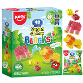 AMOS 4D Vegan Gummy Blocks Candy - 240g