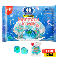 Amos 4D Mermaid Jewels Gummy Candy - 255g/bag