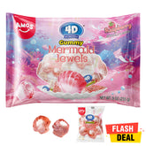 Amos 4D Mermaid Jewels Gummy Candy - pink - 255g/bag