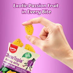 Jerky gélifié aux fruits de la passion d'Amos ChewTopia – Végétalien – 240 g/paquet
