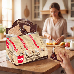 ChocoWaffle - Crispy Milk Chocolate Waffle Biscuits - 8.47oz
