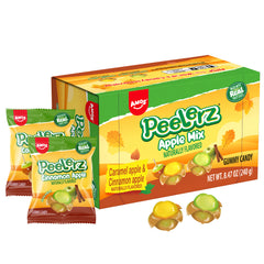 Peelerz - Peelable Caramel Apple & Cinnamon Apple Gummy Box - 8.47oz