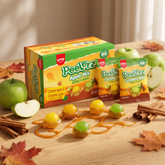 Peelerz - Peelable Caramel Apple & Cinnamon Apple Gummy Box - 8.47oz