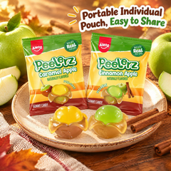 Peelerz - Peelable Caramel Apple & Cinnamon Apple Gummy Box - 8.47oz