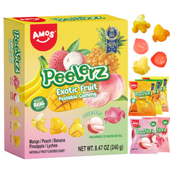 Peelerz - Peelable Gummy 5 Mix Flavor - 240g box