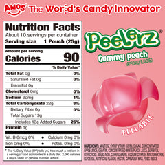 Peelerz - Peelable Gummy Peach Flavor - 240g