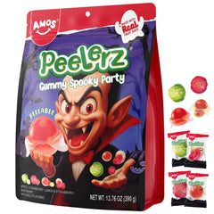 Peelerz - Bonbons pelables (nouveau mélange de saveurs - litchi + ananas + mangue) - 608 g