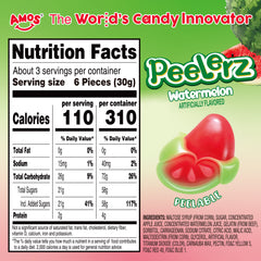 Peelerz - Peelable Gummy Watermelon Flavor - 3oz