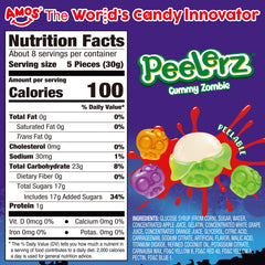 Peelerz - Peelable Gummy Zombie - 8.47oz