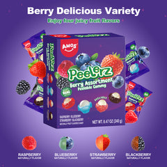 Peelerz - Peelable Gummy Berry Mix Flavor - 240g/box