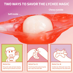 Peelerz - Bonbons pelables (nouveau mélange de saveurs - litchi + ananas + mangue) - 608 g