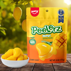 Peelerz - Bonbons pelables (nouveau mélange de saveurs - litchi + ananas + mangue) - 608 g