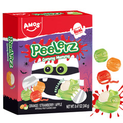 Peelerz - Bonbons pelables (nouveau mélange de saveurs - litchi + ananas + mangue) - 608 g