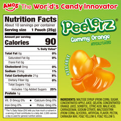 Peelerz - Peelable Gummy Orange Flavor - 240g