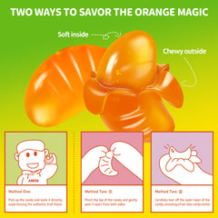 Peelerz - Peelable Gummy Orange Flavor - 240g