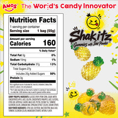 Shakitz - 4D Gummy with Sour Powder - 4D Pineapple Gummy