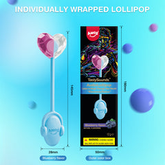 TastySounds - Music Lollipop Blueberry Flavor