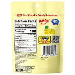 4D Fruit Burst Gummy Pineapple Flavor - 170g