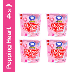 4D Poping Heart Gummy Cup - 4 Cups