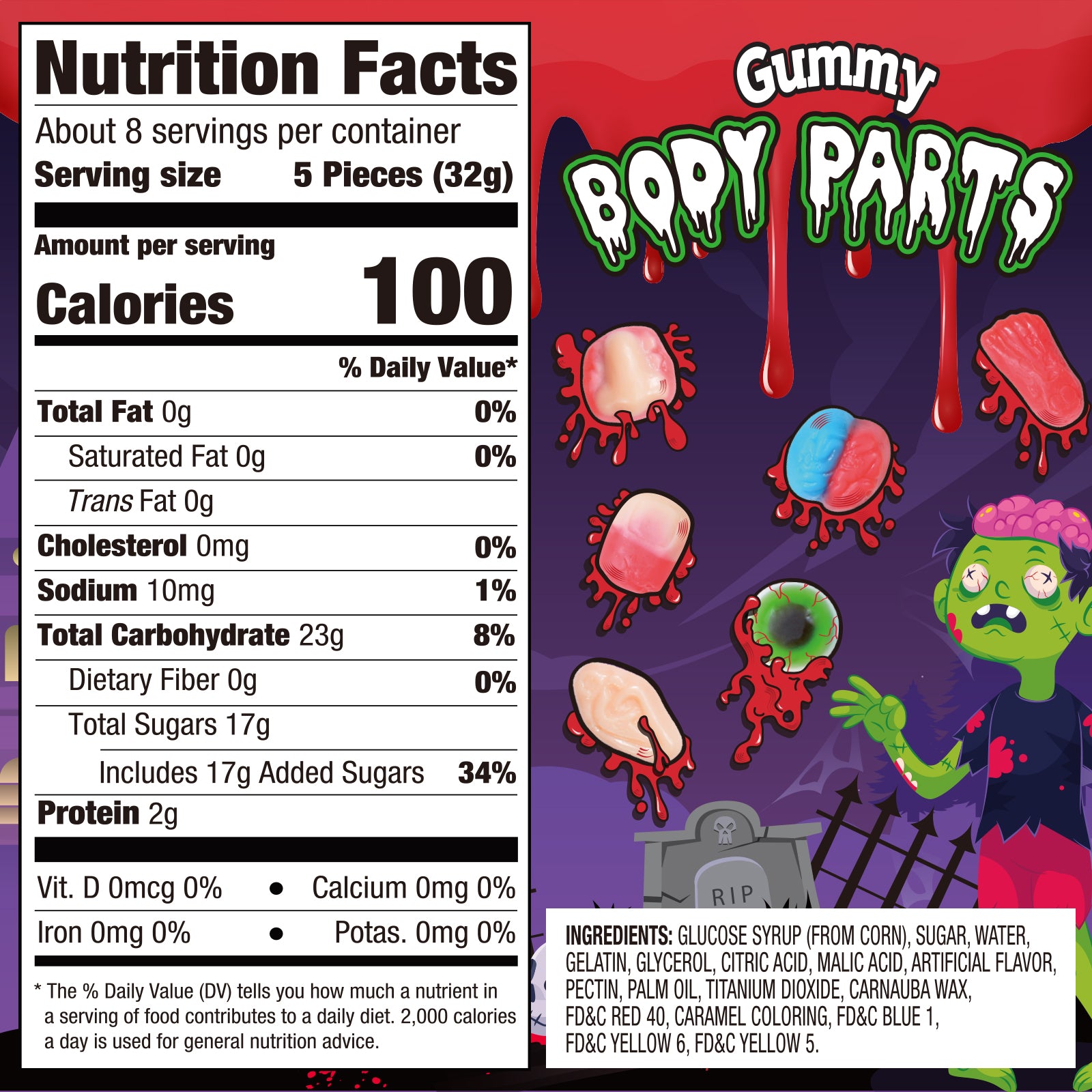 Amos Halloween Candy - Family Pack - Free Shipping