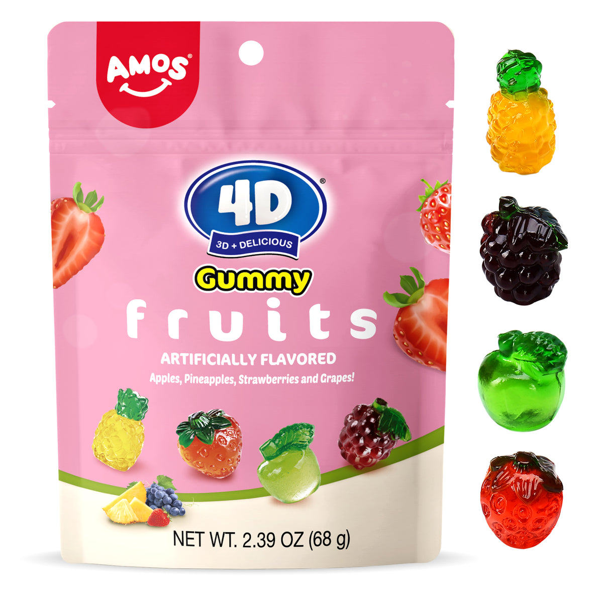 High Five Gummy 4D Fruit Gummy