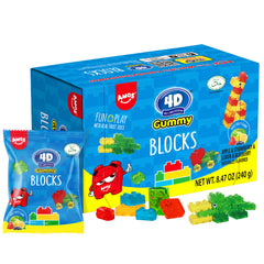 4D Block Gummy - Creative Edible Blocks - 240g Box