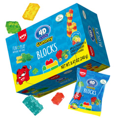 4D Block Gummy - Creative Edible Blocks - 240g Box