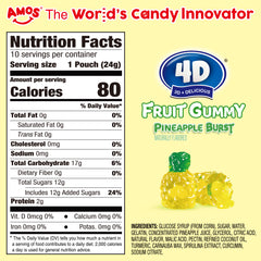 4D Fruit Gummy -Pineapple Burst Juice Filled