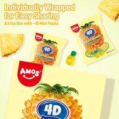 4D Fruit Gummy -Pineapple Burst Juice Filled