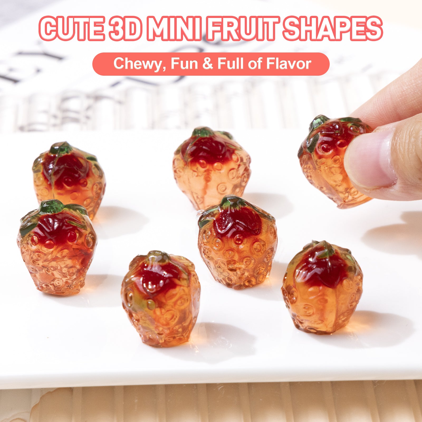 4D Fruit Gummy -Strawberry Burst Juice Filled