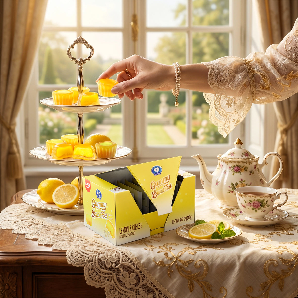 4D Gummy Lemon Tart - 8.47oz Box