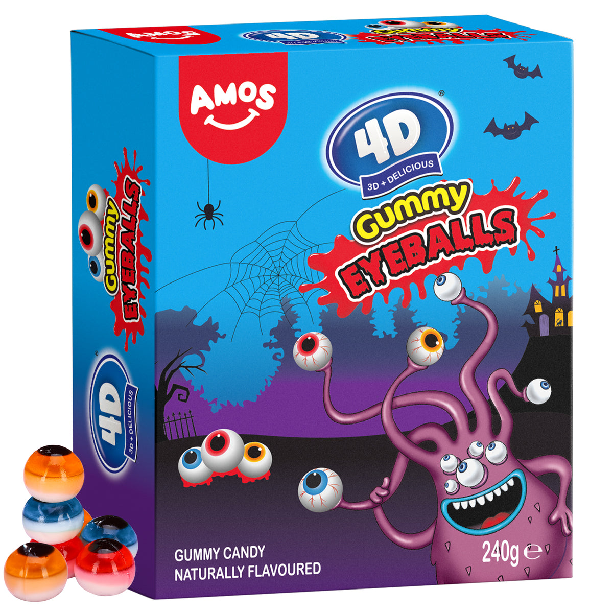 4D Halloween Eyeballs Gummy - 8.47oz