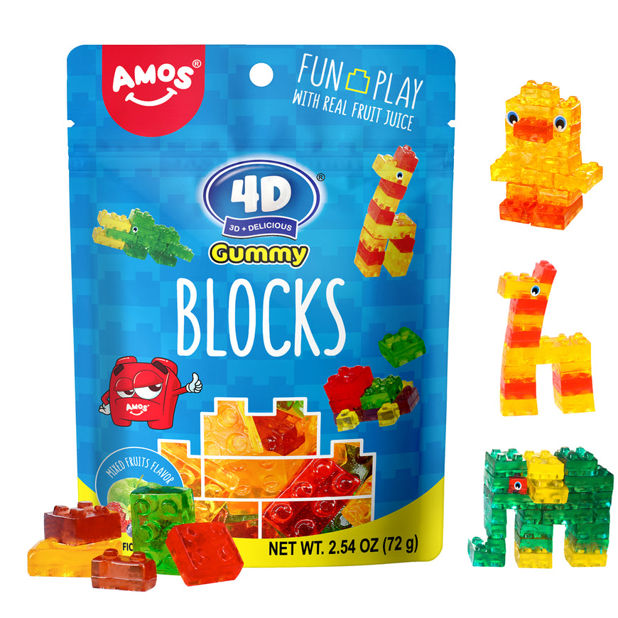 4D Block Gummy – Amos Sweets