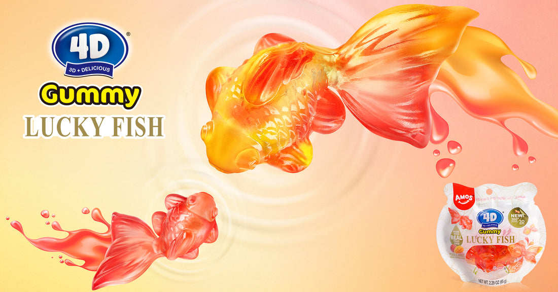 Fish 4d 4D Lucky Fish Gummy – Amos Sweets