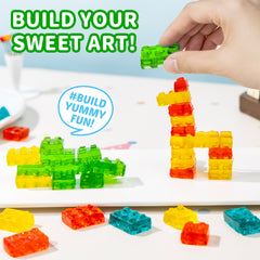 AMOS 4D Vegan Gummy Blocks Candy - 240g