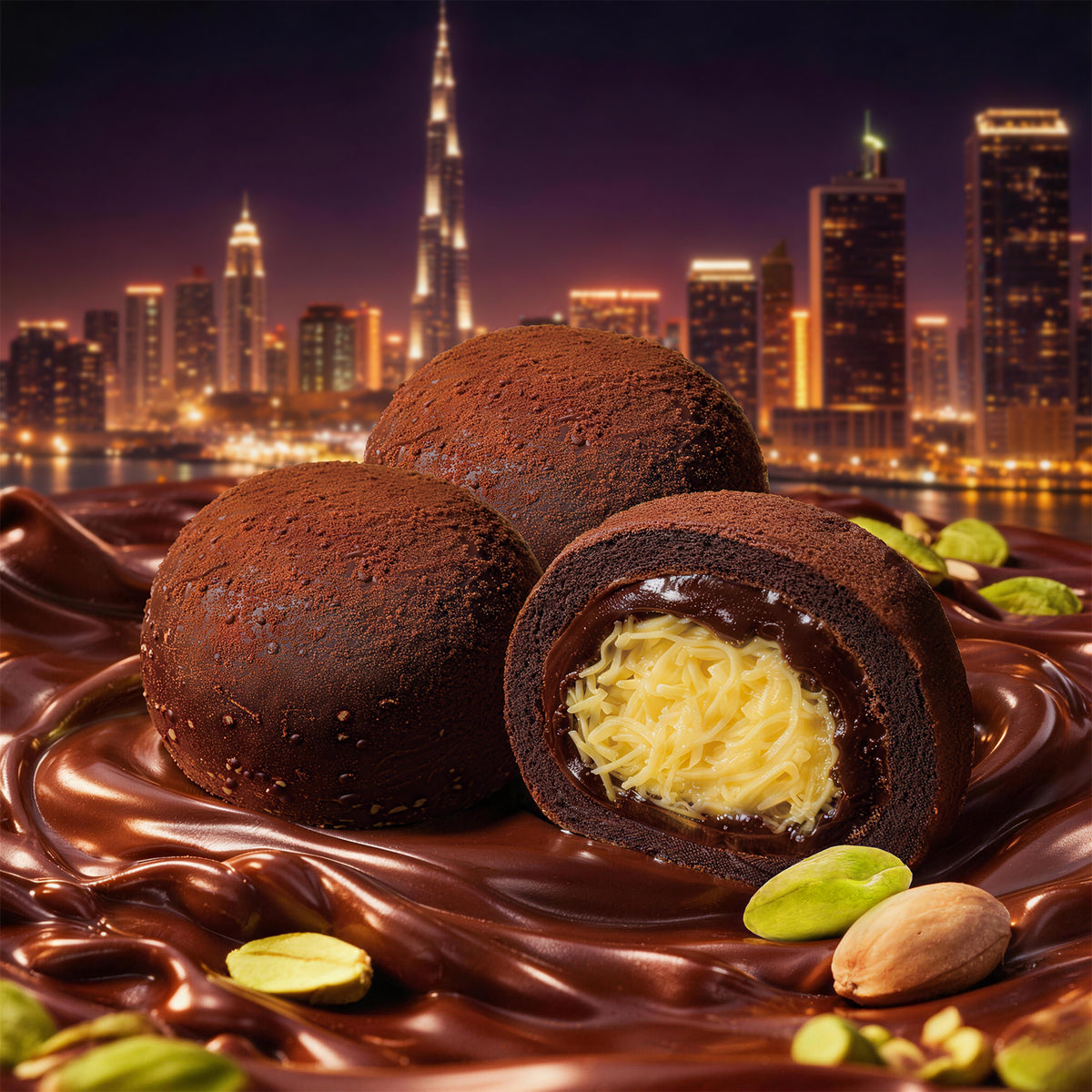 MeloMochi - Dubai Chocolate Flavor Mochi