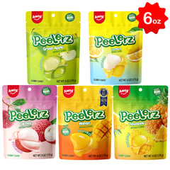 Peelerz - Peelable Gummy（Mix Flavor-5 bags）- 6oz/bag