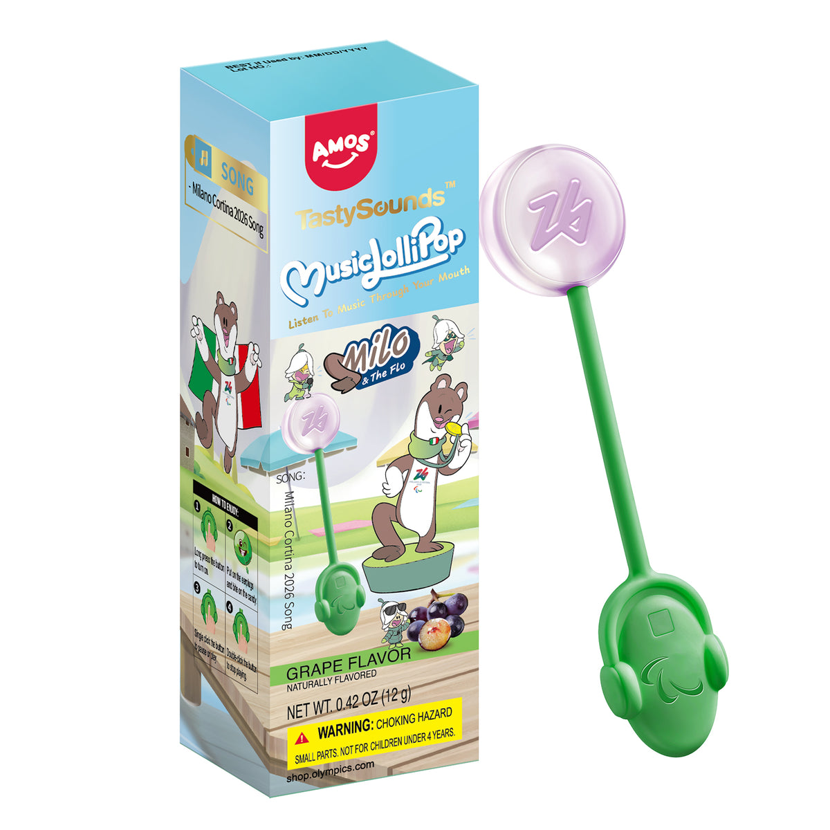Olympics & TastySounds - Music Lollipop - 12g/pcs