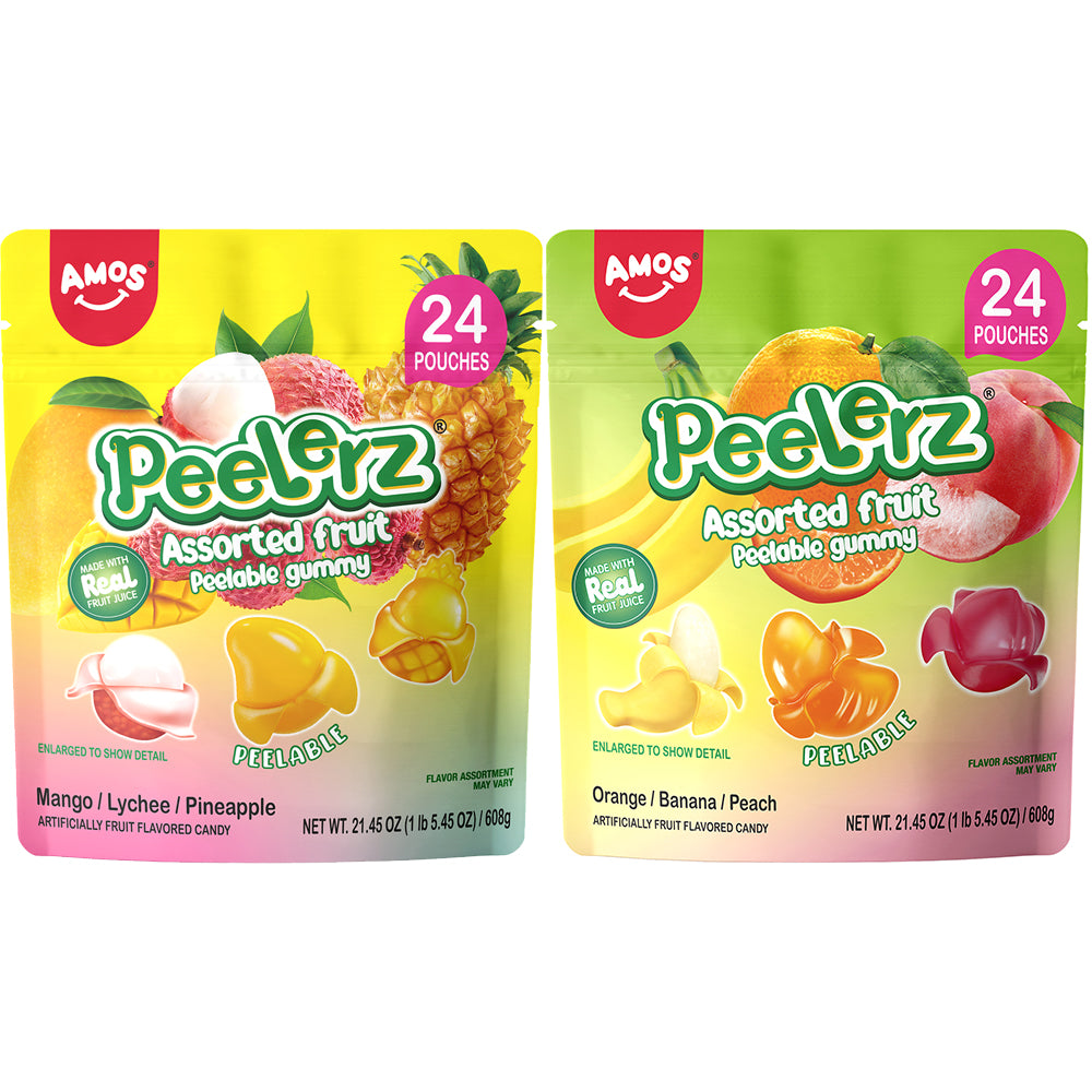 Peelerz - Peelable Gummy(New Mix Flavor - Lychee+Pineapple+Mango)- 608g