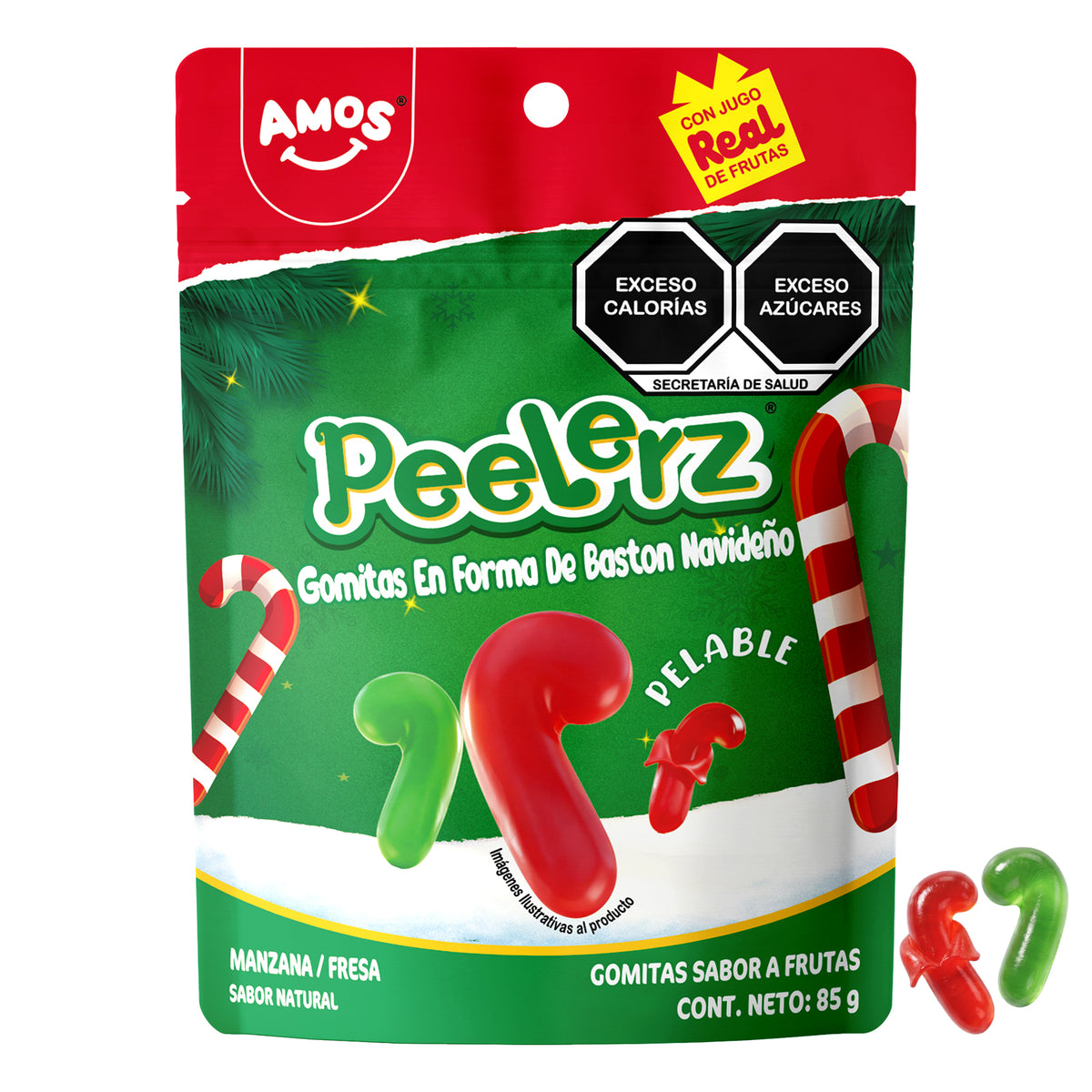 Peelerz - Christmas Candy Canes - 3oz