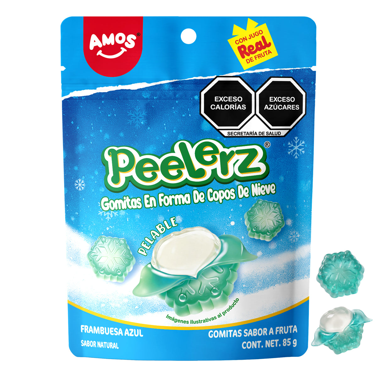 Peelerz - Christmas Snowflake Gummy - 3oz