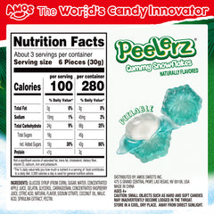 Peelerz - Christmas Snowflake Gummy - 3oz